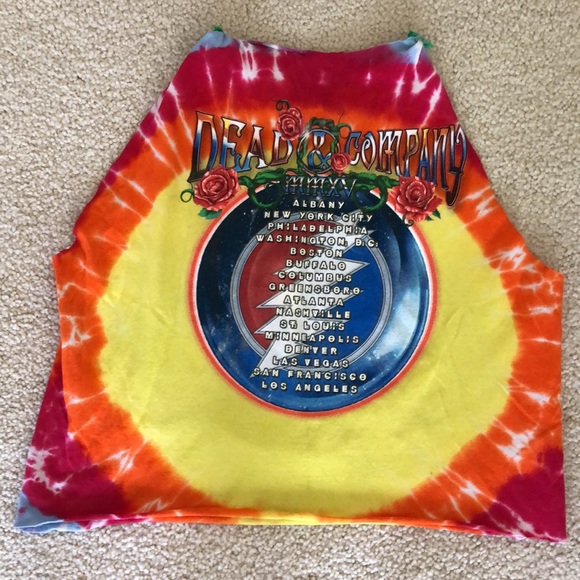 Grateful Dead Vintage restyled 2015 Concert Tour Tee Shirt - Picture 5 of 6